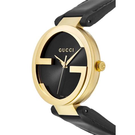 gucci interlocking g watch gold|gucci watch unisex.